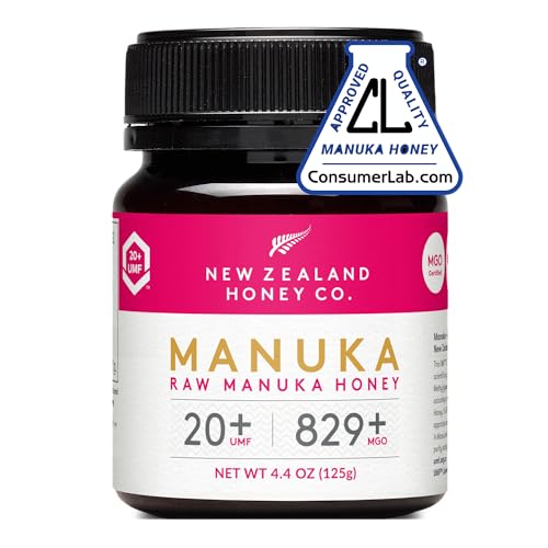 Raw Manuka Honey UMF 20+ MGO 829+, UMF Certified, 3rd Party Tested, 8.8oz