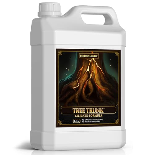 Humboldts Secret Tree Trunk | Potassium Silicate Additive | Liquid Fertilizer for Thicker Stalks, Stress Resistance & Branch Development | Indoor & Outdoor Plant Food, Hydroponic Nutrients, 32 Ounce