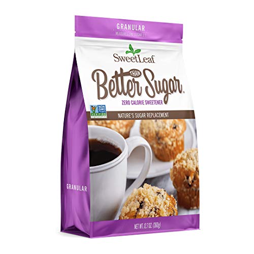SweetLeaf Better Than Sugar Sweetener Alternative - 12.7 Oz | Powdered Sugar Substitute with Stevia & Erythritol, Use for Frosting, Baking, Coffee, Keto Friendly