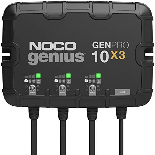 NOCO GENPRO10X3 12V 30A 3-Bank OnBoard Marine Battery Charger & Maintainer