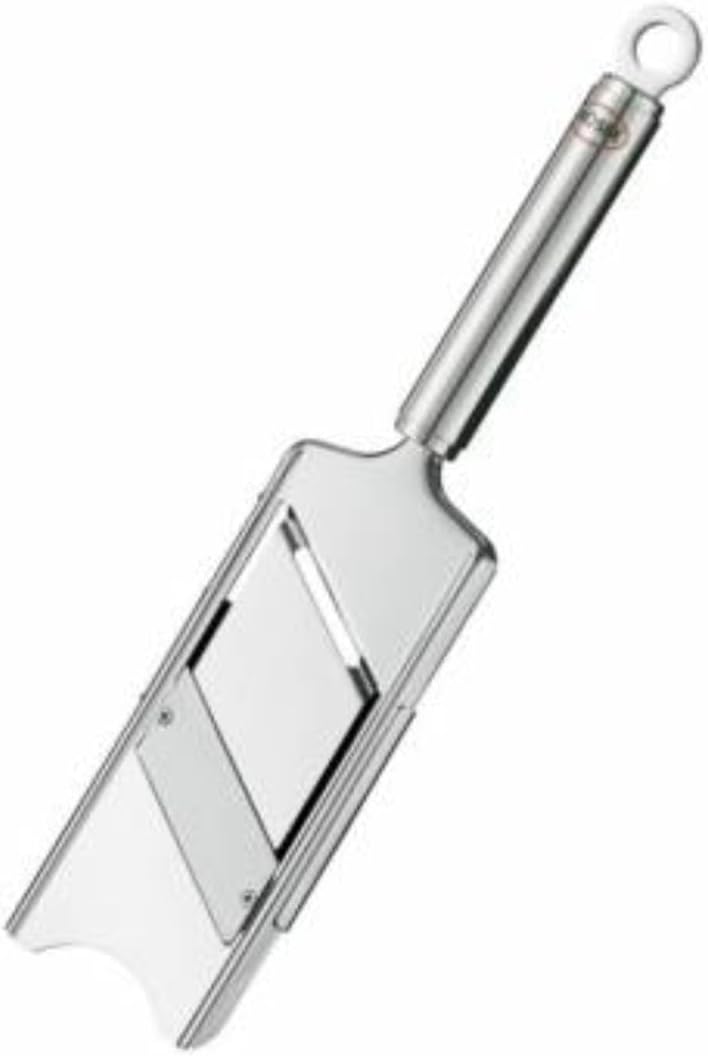 Rosle Stainless Steel Gourmet Slicer Hand-Held Mandoline, 11.1-inch
