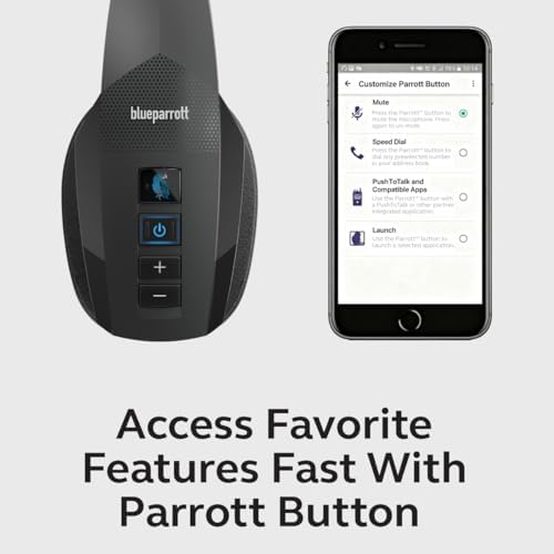 BlueParrott B450-XT Noise Cancelling Bluetooth Headset – Updated Design with Long Wireless Range
