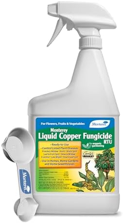 Monterey Liqui-Cop Fungicidal Spray, 32 oz with Measuring Spoon