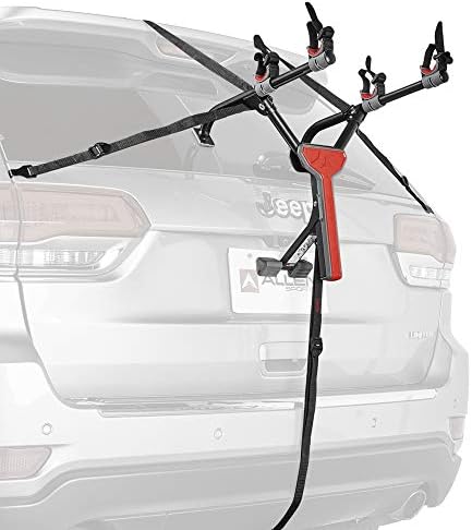 Allen Sports Ultra Compact Folding 1-Bike Trunk Mount Rack, Model MT1-B, Gray powder coated