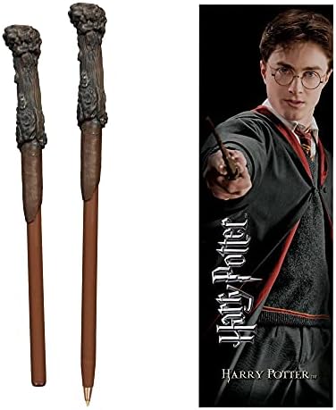 The Noble Collection Harry Potter Wand Pen and Bookmark
