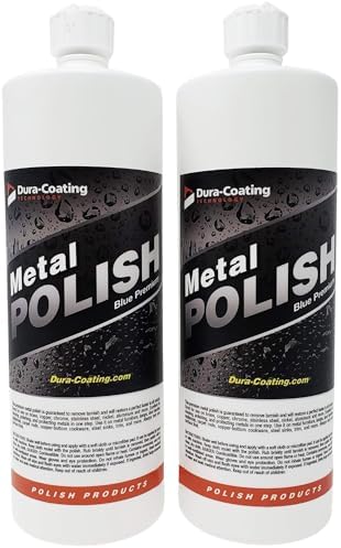 DURA-COATING TECHNOLOGY, Blue Premium Metal Polish - Perfect Brightener and Scratch Remover for Aluminum Wheels, Diamond Plate, Stainless Steel