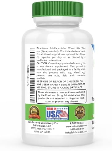 DrFormulas' Best Probiotics for Women & Men | Nexabiotic Multi Probiotic with Saccharomyces Boulardii, Lactobacillus Acidophilus, B. infantis, Prebiotic 60 Count Capsules (Not Pearls)