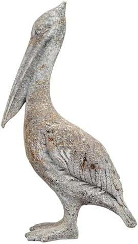 Creative Co-Op Resin Pelican with Distressed White Finish