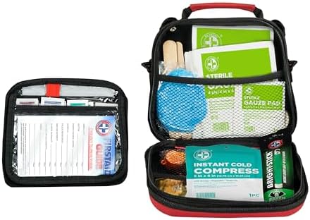 Be Smart Get Prepared 303 Pc First Aid Hard Shell Bag Outdoor Sports Home
