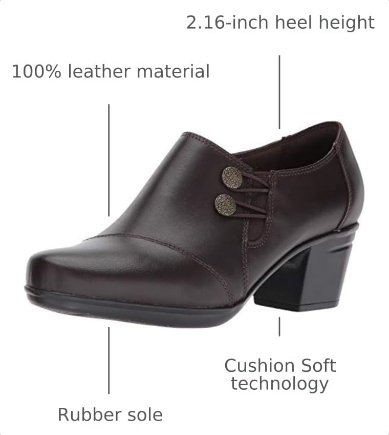 Clarks Women's Emslie Warren Zipper Ankle Boot