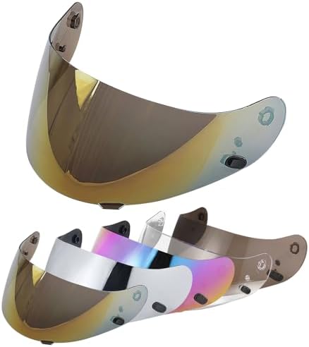 VCOROS Motorcycle Helmet Face Shield Visor Repalcement for HJ-09 CL-15 CL-17 CL-16 CL-SP AC-12 FS-10 CS-R1 IS-16 CS-R2 Shield (Smoke)