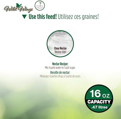 Nature's Way Brid Products WWGHF1 Top Fill Hummingbird Feeder