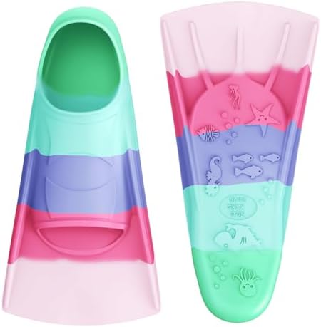 Gintenco Swim Fins, Adults & Kids Swim Training Fins for Lap Swimming