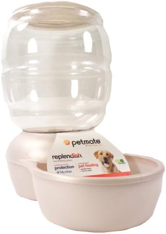 Petmate Replendish Feeder Automatic Cat and Dog Feeder, Pearl Peacock Blue, 10 LB, Made in USA
