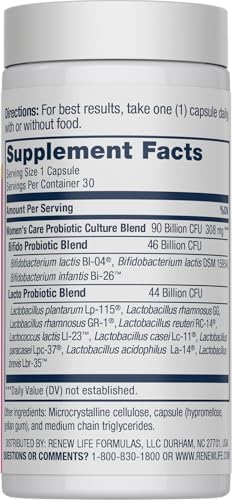 Renew Life Women's Probiotic 50 Billion CFU