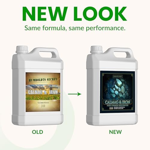 Humboldts Secret CalMag & Iron | Calcium, Magnesium & Chelated Iron Nutrient Fertilizer | Hydroponic Supplies for Vegetative & Flowering Growth in Soil, Coco, Hydroponics or RO Water | 1 Gallon