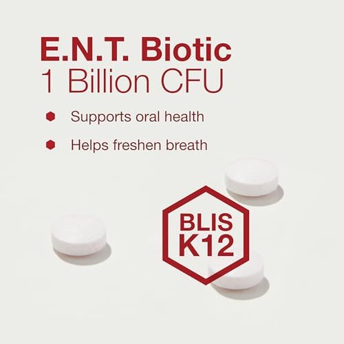 PROTOCOL FOR LIFE BALANCE E.N.T. Biotic - Probiotic Lozenge - Oral & Throat Health* - 1 Billion CFU - Immune Support* - Refrigerate for Live