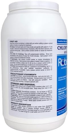 Robelle 7-Pounds Premium Chlorine Stabilizer and Conditioner, Made in USA | Concentrated Cyanuric Acid for Pools, Pool Stabilizer, Helps Chlorine Last Longer, 6 oz raises CYA 10 ppm per 5,000 gallons
