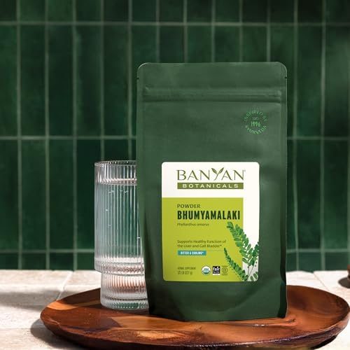 Banyan Botanicals Bhumyamalaki Powder – Organic Liver Health Supplement* – Phyllanthus spp. – for Natural Detoxification & Cleansing of The