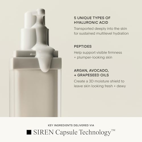 U Beauty The SUPER Hydrator - Mega-Dose Skin Hydrator and Hyaluronic Acid Moisturizing Cream with Peptides and Grapeseed Oil for Supple, Smooth