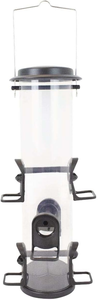 Perky-Pet Wild Bird 4 lb. Plastic Tube Bird Feeder 6 Ports