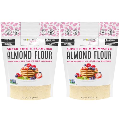 Wholesome Yum Premium Fine Blanched Almond Flour For Baking, Keto, Low Carb