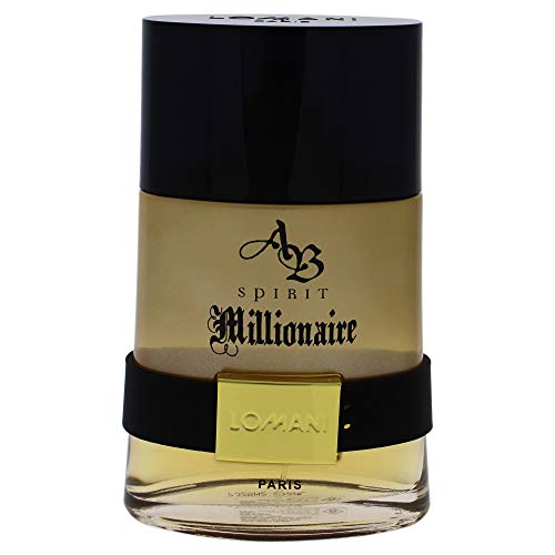 Lomani Ab Spirit Millionaire Eau De Toilette Spray for Men, Gold , 3.3 Ounce