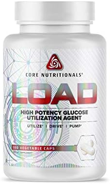 Core Nutritionals Load Platinum High Potency Glucose Utilization Agent with Berberine+Green Coffee Extract to Promote Carbohydrate Absorption and