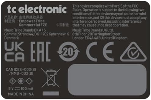 TC Electronic Hall of Fame 2 Reverb Pedal
