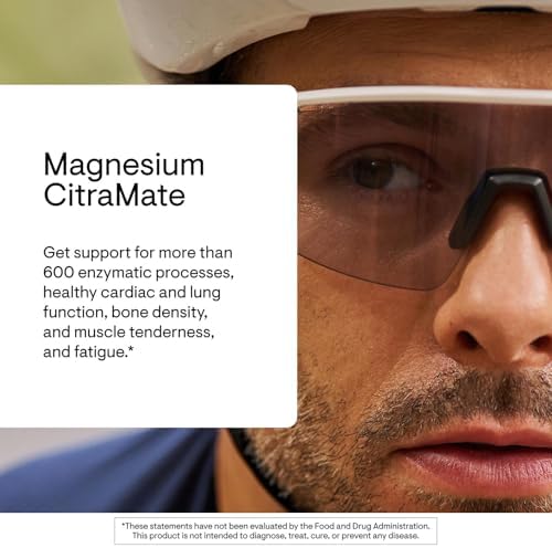 THORNE Magnesium CitraMate, Magnesium Citrate & Malate, 90 Capsules | Supports Heart Health, Skeletal Muscles, Cardiac & Lung Function, Bone Density