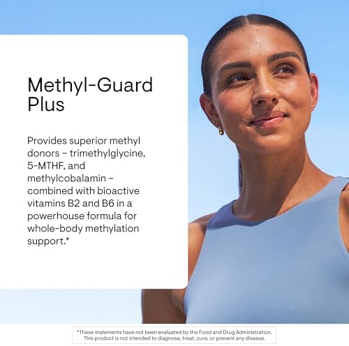 THORNE Methyl-Guard Plus, Active Folate, Vitamins B2, B6 & B12, 90 Capsules | Supports Methylation for Heart Health, Brain Function