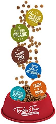 Tender & True Pet Nutrition Organic Turkey & Liver Recipe Dog Food, 20 lb (46012)
