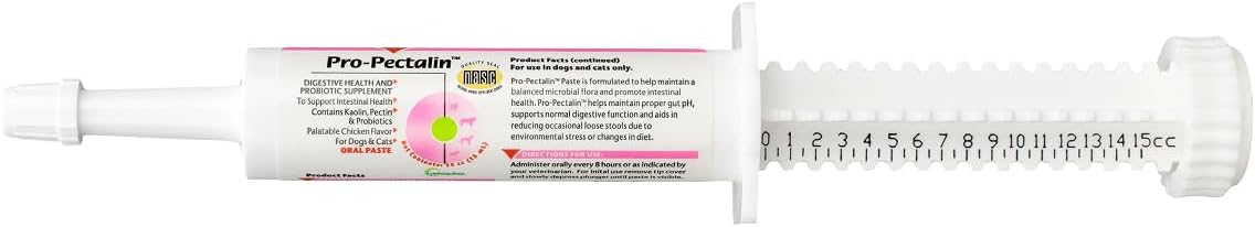 Vetoquinol Pro-Pectalin Oral Paste for Dogs & Cats – Chicken Flavor – Helps Reduce Occasional Loose Stool & Diarrhea, Balance Gut pH, Support Normal Digestion & Intestinal Flora - 30 cc