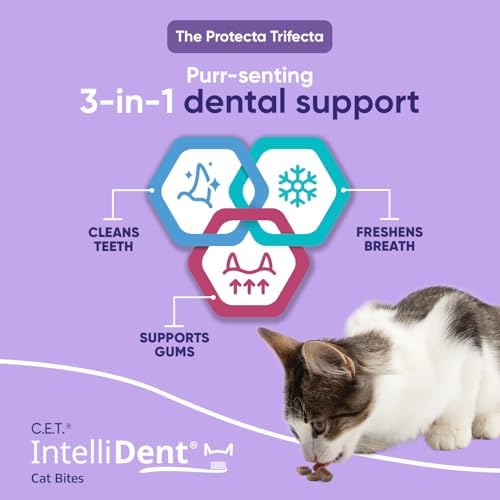 Virbac C.E.T. Intellident Cat Bites for Dental Care