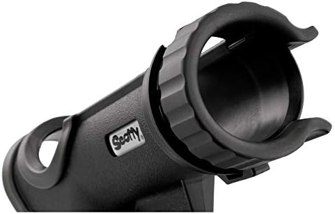 Scotty #230 Powerlock Rod Holder with #241 Side/Deck Mount, Adjustable Boat Fishing Rod Holder, Universal Cradle Design, Side or Deck Mount Installation, Marine-Grade Construction