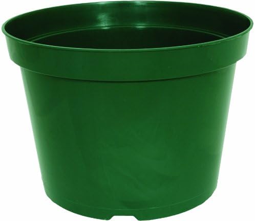 Akro-Mils AZE10001B71 Round Grower Pot, Green, 10-Inch