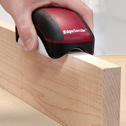 Milescraft 1621 Edge Sander - Dual Edge Sanding Tool – V-Groove Sands both Edges Simultaneously on Boards from ¼ to 1-1/2 in. - Saves Time - Uses