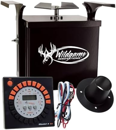 WILDGAME INNOVATIONS Trophy Hunter 6V Analog Feeder Kit | Durable Easy-to-Use Power Control Unit and Analog Timer for Hunting Game Feeder
