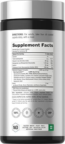 Horbäach Glucosamine Chondroitin MSM | 360 Caplets