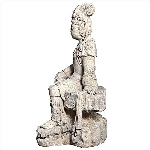 Design Toscano Neolithic Style Gaia Earth Mother Woman Indoor/Outdoor Garden Statue, 40 inches tall, Cast Stone Resin, Rough Stone Finish