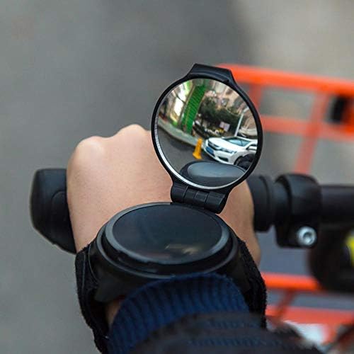 Bicycle Wrist Rearview Mirror,Special Rotary Bicycle Review Rear Back View Rearview Mirror Arm Wrist Strap Bike Accessory