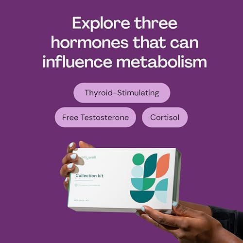 Everlywell At-Home Metabolism and Stress Hormone Test Kit - Measures Cortisol and Other Hormones - CLIA-Certified Lab Results Within Days - for Men