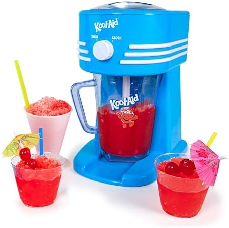 Nostalgia Taco Tuesday Frozen Drink Maker and Margarita Machine for Home - 40-Ounce Slushy Maker with Stainless Steel Flow Spout - Easy to Clean and