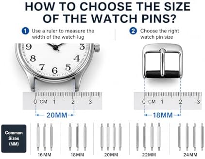 EFIXTK Watch Link Removal Kit, Watch Band Tool for Watch Bracelet Resizing, Adjustment -Watch Strap Pins Repair, Fixing