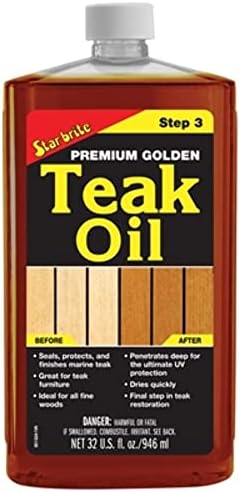 Star Brite Premium Gold Teak Oil Quart