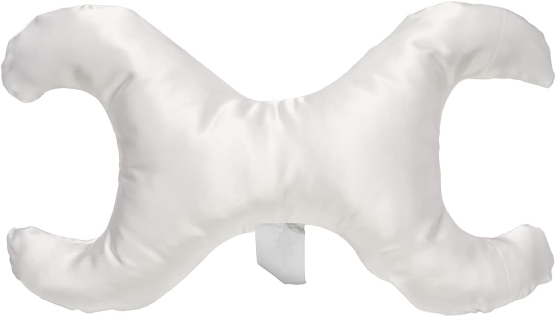 Save My Face!" Pillow THE Original Anti-Wrinkle PILLOWETTE Just The Pillow in Satin White, La Petite Size, Down Alternative Fill