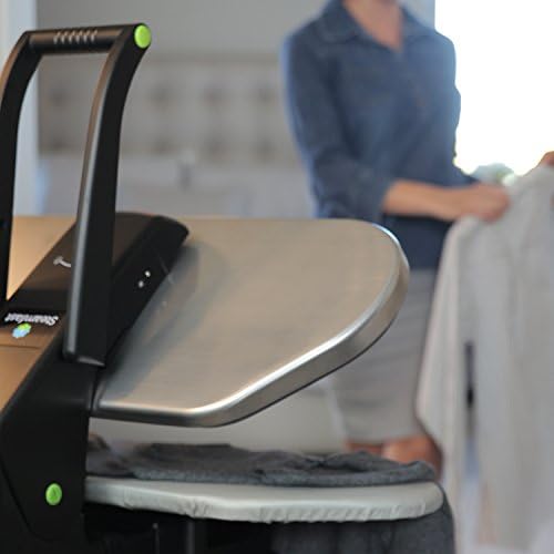 Steamfast SF-680 Digital Steam Press with Multiple Fabric Settings and Steam Burst Function, Stainless/Black | Digital Steam Press, 5 Fabric Settings
