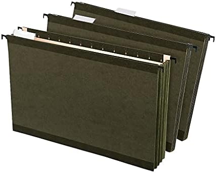 Pendaflex SureHook Hanging File Folders, Legal Size, Standard Green, 4/Pack (PFX 09317)