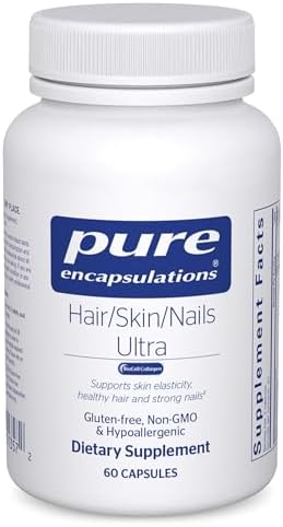 Pure Encapsulations Hair/Skin/Nails Ultra Advanced Beauty Supplement - Biotin & Collagen Supplement for Healthy Hair