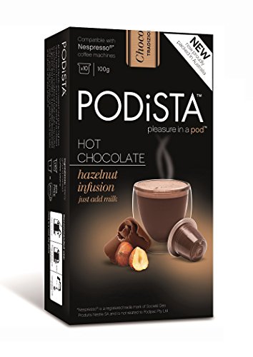 Hot Chocolate Nespresso Compatible Capsules Hot Cocoa Pods - Mint Infusion - 10 Pod Package
